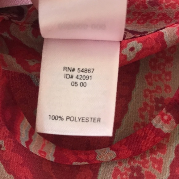 Victoria’s Secret Floral Paisley Print Long Sleeve Semi Sheer Belted‎ Rope - Picture 9 of 12